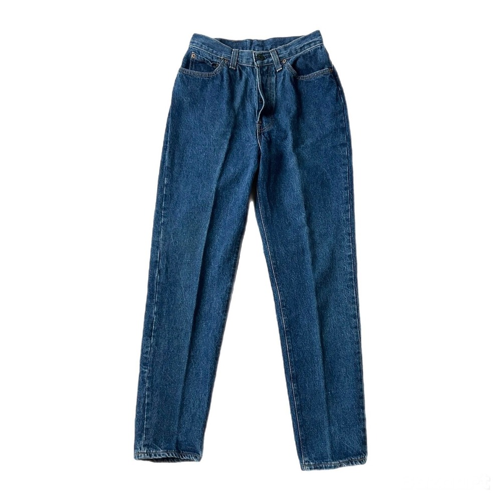 Vintage Levi's 1987 High Waisted Straight Leg Jeans Made in USA Size 7